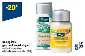 Kneipp voetbadkristallen - calendula-sinaasappelolie 500 g