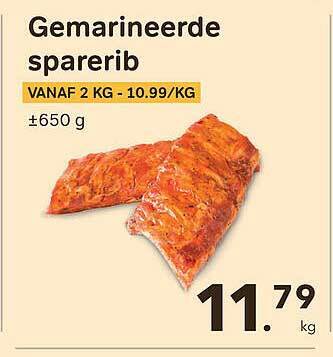 Bon Ap Gemarineerde sparerib aanbieding