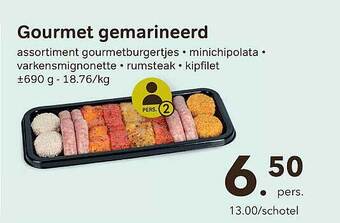 Bon Ap Gourmet gemarineerd aanbieding