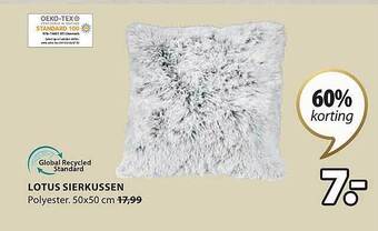 Jysk Lotus sierkussen aanbieding