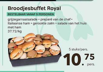 Bon Ap Broodjesbuffet royal aanbieding