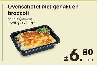 Bon Ap Ovenschotel met gehakt en broccoli aanbieding