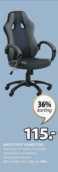 Jysk Aggestrup gamestoel aanbieding