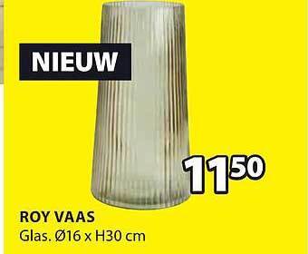 Jysk Roy vaas aanbieding
