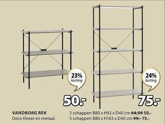 Jysk Vandborg rek aanbieding