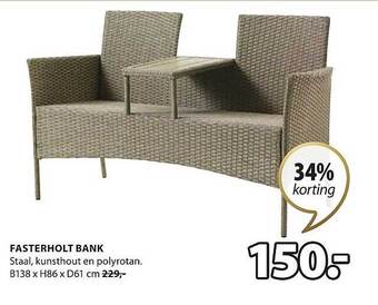 Jysk Fasterholt bank aanbieding