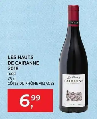 Les hauts de cairanne 2018 rood