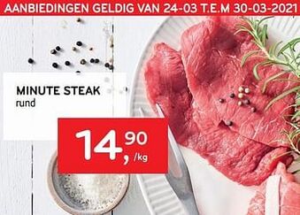 Minute steak rund