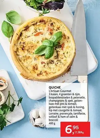 Quiche l`artisan gourmet 400 g
