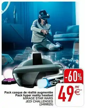 Cora Lenovo pack casque de réalité augmentée pack hyper reality headset mirage star wars jedi challenges aanbieding