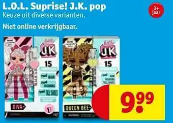 Kruidvat L.o.l. suprise! j.k. pop aanbieding