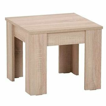 Leen Bakker Bijzettafel Sepp - eikenkleur - 38x50x50 cm - Leen Bakker aanbieding