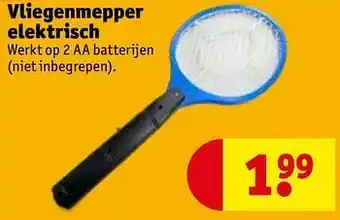 Kruidvat Vliegenmepper elektrisch aanbieding