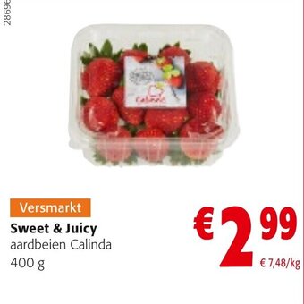 Sweet & juicy aardbeien calinda 400G