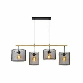 Lucide hanglamp Baskett - zwart - Leen Bakker