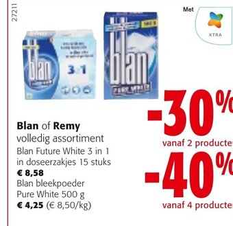 Colruyt Blan future white 3 in 1 in doseerzakjes 15 stuks aanbieding