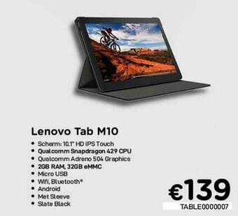 CompuDeals Lenovo Tab M10 aanbieding