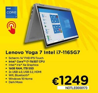 Lenovo Yoga 7 Intel i7-1165G7