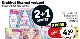 Kruidvat Kruidvat discreet verband aanbieding