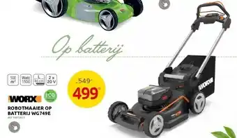 Brico Robotmaaier op batterij wg749e aanbieding