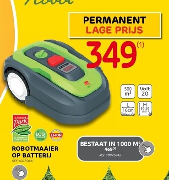 Brico Robotmaaier op batterij aanbieding