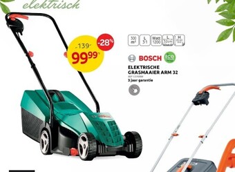 Brico Elektrische grasmaaier arm 32 aanbieding