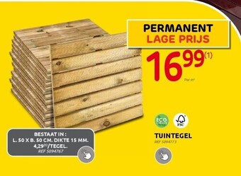 Brico Tuintegel aanbieding