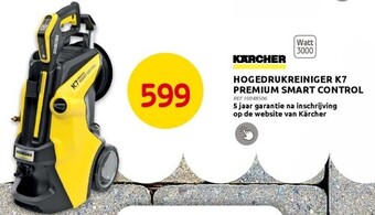 Brico Hogedrukreiniger k7 premium smart control aanbieding