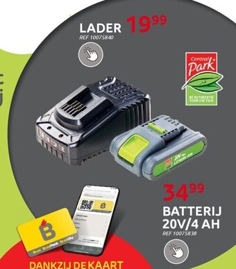 Brico Batterij 20v/4 ah aanbieding