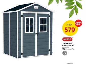 Brico Tuinhuis breteuil 65 aanbieding