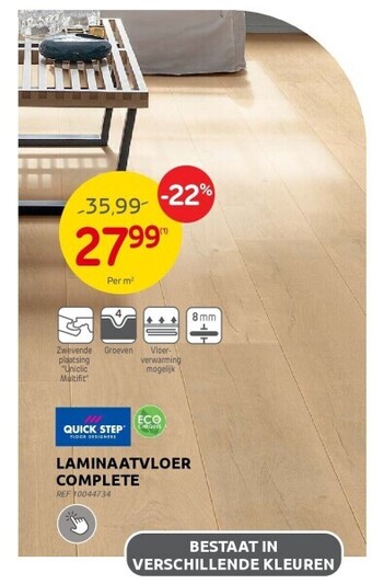 Brico Laminaatvloer complete aanbieding