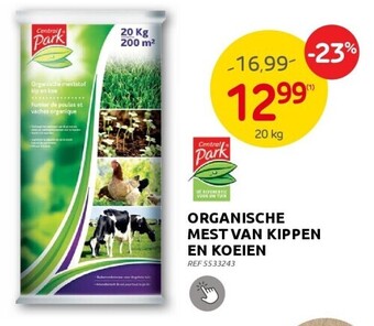 Brico Organische mest van kippen en koeien aanbieding