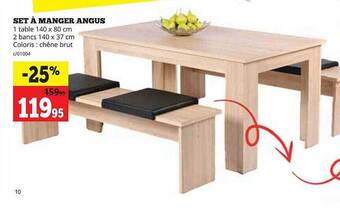 Dema Set à manger angus aanbieding