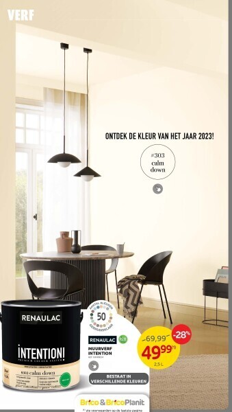 Brico Muurverf intention aanbieding