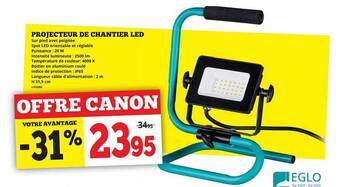 Dema Projecteur de chantier led aanbieding
