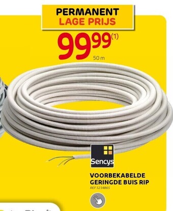Brico Voorbekabelde geringde buis rip aanbieding