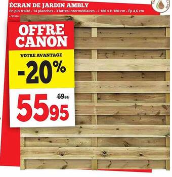 Dema Écran de jardin ambly aanbieding