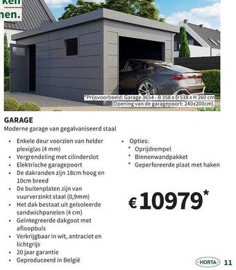 Horta Garage aanbieding