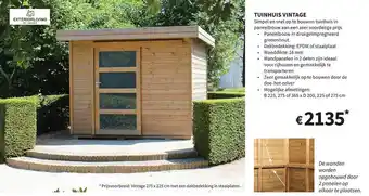 Tuinhuis vintage