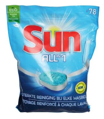 Colruyt Sun all-in-1 regular 78 stuks aanbieding