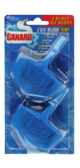 Canard wc-blok eau bleue 4-in-1 2 stuks