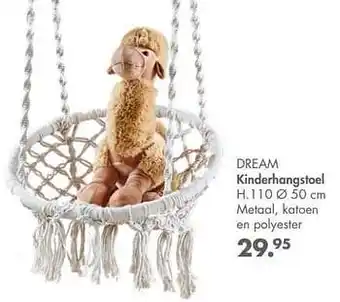Dream kinderhangstoel h.110 50 cm