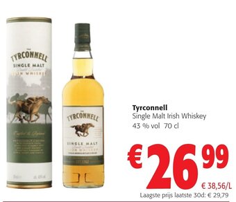 Colruyt Tyrconnell single malt irish whiskey 43% vol 70 cl aanbieding