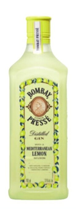 Bombay citron presse distilled gin 37,5 % vol 70 cl