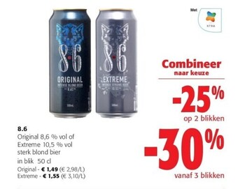 Colruyt 8.6 original aanbieding