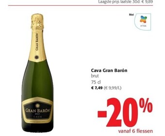 Cava gran barón brut 75 cl