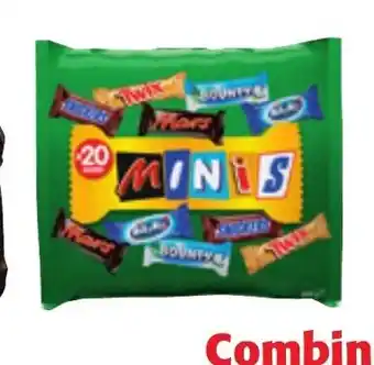 Colruyt Milky Way , Mars , Snickers of Twix Mix 20 Stuks 400g aanbieding