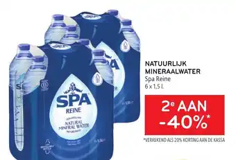 Alvo Spa reine natuurlijk mineraalwater aanbieding