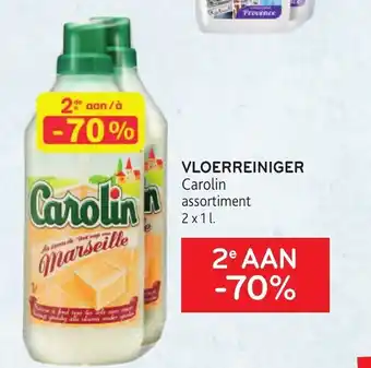 Alvo Carolin vloerreiniger 2 x 1L aanbieding