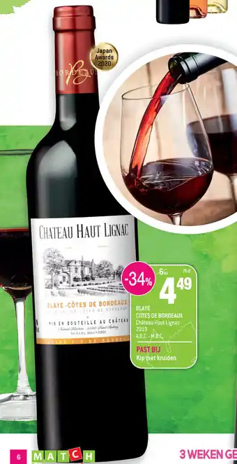 Château Haut Lignac Blaye Cotes De Bordeaux
